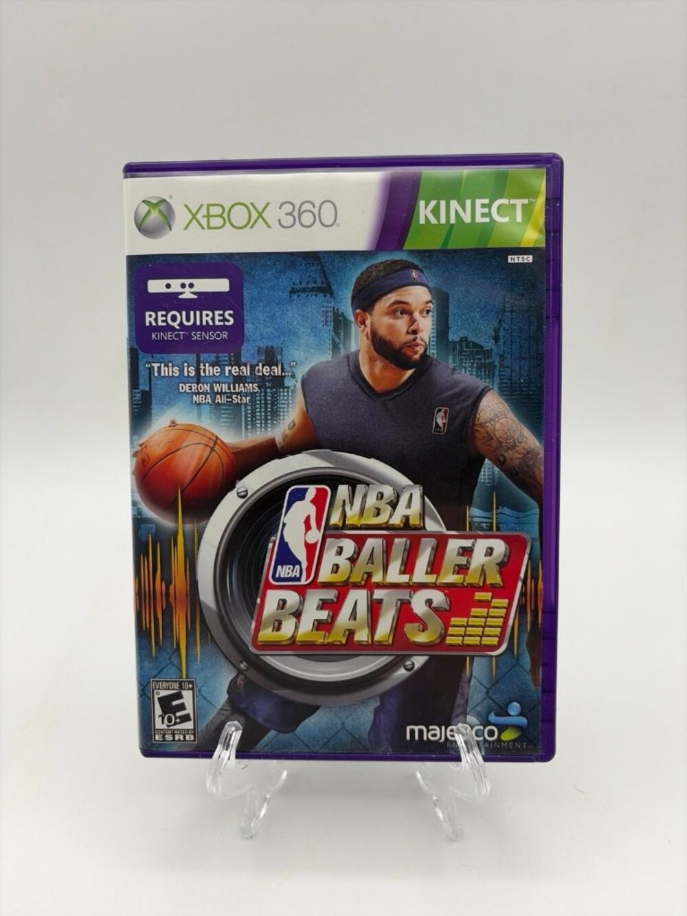 NBA Baller Beats Microsoft Xbox 360 Kinect Complete CIB Tested Working